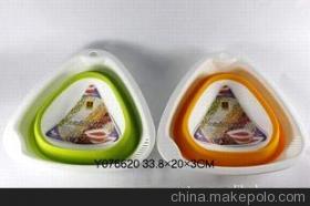 三角伸缩洗米筛 厨房日用品革新体验